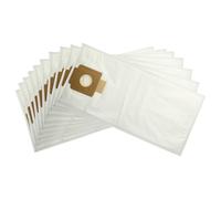 vhbw 10x bolsa compatible con Kärcher T10/1 Professional aspiradora - vellón micro, 7 L, 55 cm x 24,7 cm blanco