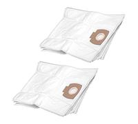 vhbw 10x bolsa compatible con Makita 446L, VC2010L, VC2021L, VC2511, VC2512L, VC3011L aspiradora - vellón micro, blanco