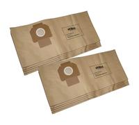 vhbw 10x bolsa compatible con Makita VC3210L, VC3012M, VC4210M aspiradora - 28 cm x 23 cm marrón