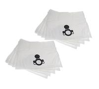 vhbw 10x bolsa compatible con Mirka 415, 915 M, 915 L aspiradora - 27 cm x 21,5 cm blanco