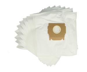 vhbw 10x bolsa compatible con Moulinex Power Class CL 1, CL 2, CL 3, CL 4, CL 5, CL 6, CL 7 aspiradora - 33 cm x 28 cm blanco