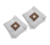 vhbw 10x bolsa compatible con Nilfisk Bravo He, Bravo Energy Special EU, Bravo Pet Pack aspiradora - 24,7 cm x 27 cm blanco