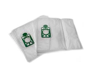 vhbw 10x bolsa compatible con Numatic Harry HHR200-A, Henry 240 Plus, Henry HVR200-A, Henry HVX200-A, Henry NBV190 aspiradora - vellón micro, 40 cm x 41 cm blanco