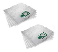 vhbw 10x bolsa compatible con Numatic NVQ 380, PSP 370 A aspiradora - 44 cm x 22 cm blanco