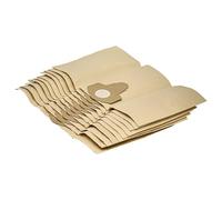 vhbw 10x bolsa compatible con Parkside PNTS 30/6 S, PNTS 1400/1500 aspiradora - 39 cm x 26 cm marrón