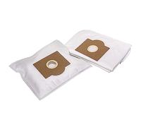 vhbw 10x bolsa compatible con Rowenta Bully RU 071, RU 072, RU 100-104, RU 15, RU 361, RU 500 aspiradora - 30 cm x 22 cm blanco
