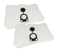 vhbw 10x bolsa compatible con Starmix NSG uClean ADL 1420 EHP aspiradora - vellón micro, capacidad de 20 L, 31 cm x 51 cm blanco