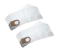 vhbw 10x bolsa reemplaza Metabo 6.31348, 631348000 para aspiradora - vellón micro, 49.3cm x 23.7cm, blanco