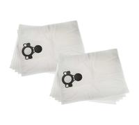 vhbw 10x bolsa reemplaza Nilfisk 107419590 para aspiradora - 32 cm x 23 cm blanco