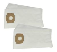 vhbw 10x bolsa reemplaza Taski 7514803, 7524288 para aspiradora - 45,5 cm x 24 cm blanco