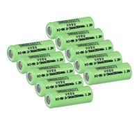 vhbw 10x Celdas batería H4002-350 mAh, 1,2 V, NiMH
