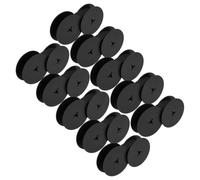 vhbw 10x Cinta de color de escritura compatible con Brother B80 80 CPS | para Charger 11, TC 4000, 1010 XL máquina de escribir - negro