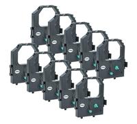 vhbw 10x Cinta de color de escritura compatible con IBM 2591N, 2590N, 2581N, 2591, 2590, 2581, 2580 impresora de matriz o de tickets - negro