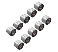 vhbw 10x cinta transferencia térmica compatible con Godex RT700, G530, G500, EZPI 1300 impresora etiquetas indeleble 50 mm x 300 m cera/resina negro