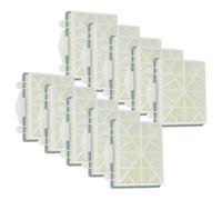 vhbw 10x Filtro compatible con Kärcher CV 38/2, CV 30/1, CV 38/2 Adv, CV 48/2 Adv, CV 38/1, CV 48/2 aspiradora - filtro Hepa negro blanco