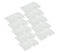 vhbw 10x Filtro compatible con Sebo Automatic X3, XP, X4, X1, X2, X5, XP 3, XP 2 aspiradora - Filtro de aire de salida, blanco