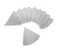 vhbw 10x Filtro cónico para sistema de ventilación por ej. compatible con Helios, Maico, Pluggit, Zehnder - Filtro aire de salida G4, DN 100 blanco