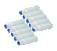 vhbw 10x Filtro de agua compatible con Krups Evidence EA892d10, EA892d, EA892c10 máquina de café automática, cafetera exprés - blanco