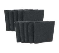 vhbw 10x Filtro de aspiradora compatible con Einhell TE-VC 2230 SACL, 2230 SACL; EX; CH, 2230 SACL; EX; UKCA - Filtro de espuma negro