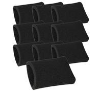vhbw 10x Filtro de aspiradora compatible con Kärcher K 900, MV2, MV3, NT27/1, NT48/1, SE 4001, NT 48/1 TE, K 2201 - Filtro de espuma negro