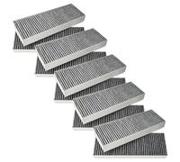 vhbw 10x filtro de carbón activado compatible con Bora series BHU, BFIU series, BFIAS, BFIA, Basic, BIAS campanas cocina - 34 x 12,2 x 4,25 cm