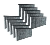 vhbw 10x filtro de carbón activado compatible con Bosch DFL064A52, DFL063W55, DFL064A50, DFL063W50, DFL063W56 campanas cocina - 45,5 x 20,0 x 2,3 cm