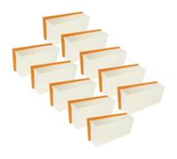 vhbw 10x Filtro plisado plano compatible con Kärcher NT 65/2 Eco Me, NT 65/2 Eco Me Tc aspiradora industrial, seco y húmedo - Elemento filtrante