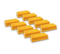 vhbw 10x Filtro plisado plano F7 compatible con Kärcher NT 25/1 Ap, NT 35/1 Ap, NT 35/1 Tact/Te/M, NT 361 Eco/Te/M, NT 45/1 Tact/Te/M aspiradora - Elemento filtrante