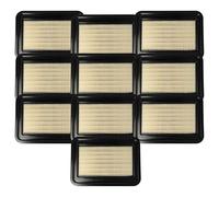 vhbw 10x Filtro plisado plano F7 reemplaza Trotec 7.710.000.033, 7710000033 para aspiradora - Elemento filtrante