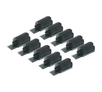 vhbw 10x Rodillo de Tinta Negro Compatible con Casio FR 110, FR 110 HT, 120 C, 1215 S calculadoras, Cajas registradoras