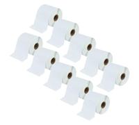 vhbw 10x Rollo de etiquetas térmica 25,4 mm x 76,2 mm (1375 etiquetas) compatible con Toshiba TEC B572, B482, B-EV4D, B472 impresora de etiquetas