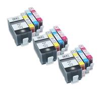 vhbw 12x Cartuchos de Tinta Compatible con HP Officejet 7000 Wide