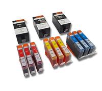 vhbw 12x Cartuchos de Tinta Compatible con HP Officejet 7000 Wide, 7000, 7500, 6500 A Plus, 7000 Special Edition Impresora con Chip (Compatible)