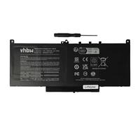 vhbw 1x batería Compatible con DELL Latitude E7270 N002L72701580CN, E7270 N004L72701540CN Notebook (7200 mAh, 7,6 V, Li-Poli)