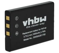 vhbw 1x batería Compatible con Medion MD85733, P47005, EE-Pack 330, MD85961, MD86093, MD86279 cámara (1000 mAh, 3,6 V, Li-Ion)