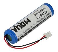 vhbw 1x batería Compatible con Midland ER200, ER300 Radio Digital (2200 mAh, 3,7 V, Li-Ion) - Reemplaza BATT20L