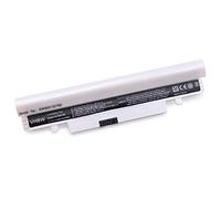 vhbw 1x batería Compatible con Samsung NP-N143P, NP-N143 Plus, NP-N143-DP05UA, NP-N145-JP01US Notebook (4400 mAh, 11,1 V, Li-Ion) Blanco
