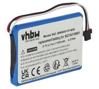 vhbw 1x batería Compatible con Tomtom XL IQ Routes Edition, XL2 V4, 4ET0.002.02, 4ET03, XL IQ navegador, navi, GPS (1100 mAh, 3,7 V, Li-Ion)