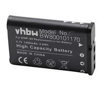 vhbw 1x batería reemplaza Casio NP-90 para cámara (1300 mAh, 3,6 V, Li-Ion)