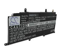 vhbw 1x batería reemplaza HP 725497-1B1, HSTNN-IB5J, 725497-1C1, 725607-001, WR03XL para Notebook (2850 mAh, 11,1 V, Li-Poli)