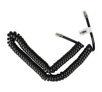 vhbw 1x cable espiral RJ10 reemplaza Unify V30146-H4010-L589 para teléfono fijo, receptor telefónico, teléfono - Cable telefónico