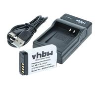 vhbw 1x Cargador, 1x batería Compatible con Canon PowerShot SX730 HS, SX730HS, SX740HS, SX740 HS