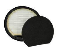vhbw 1x Filtro compatible con Bosch BGS05A220, BGC05X20GB, BGS05A221, BGS05A222 aspiradora - Filtro de aire de salida, negro/blanco