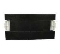 vhbw 1x Filtro de carbón activado reemplaza Siemens 434229, 00706593, 00572574, DHZ4555, DHZ4550 para campanas cocina - 39,8 x 19,6/17,4 x 2,9 cm