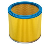 vhbw 1x Filtro plisado compatible con Einhell DUO 1250/1, DUO 1400 aspiradora - azul/amarillo