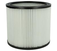 vhbw 1x Filtro plisado compatible con ShopVac Pro 30 PW, 1300 Inox, 1300, 30, Super 30 aspiradora - negro/blanco