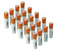 vhbw 20x batería AAA Micro Compatible con Siemens Gigaset C430A Go, C430A, C430, C430AIP teléfono Fijo o inalámbrico (800 mAh, 1,2 V, NiMH)