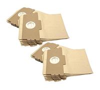 vhbw 20x Bolsa aspiradora compatible con AEG/Electrolux Vampyr 605, 606, 607, 608, 609 aspiradora - papel, 12/15, 27 cm x 27 cm, color arena