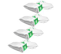 vhbw 20x Bolsa aspiradora compatible con Sebo Airbelt K1, K1 ECO 1200, K1 ECO 700, K1 Family aspiradora - vellón micro, 29 cm x 14 cm, blanco