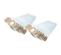 vhbw 20x Bolsa aspiradora compatible con Vorwerk kobold VK 120, VK 121, VK 122, VK121, VK122 aspiradora - vellón micro, 21,5 cm x 18 cm, blanco